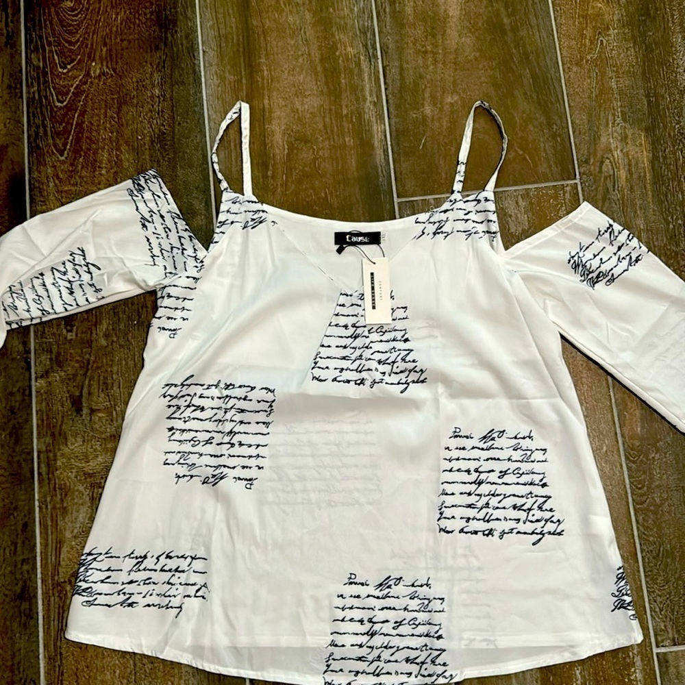 NWT CAUSE boutique top size large.